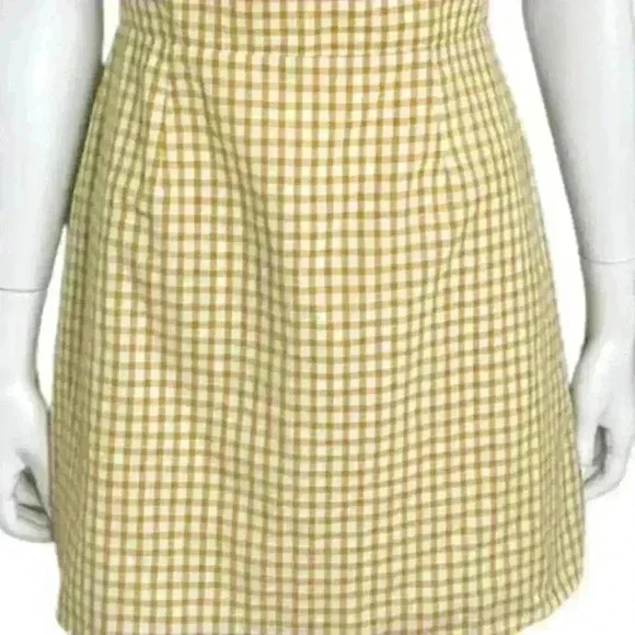 Lost+Wander Yellow Mimosa Ruffled Gingham Sleeveless Mini Dress - Picture 11 of 12